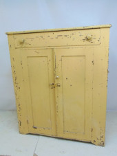 PAINTED TWO DOOR COUNTRY CUPBO