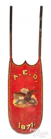 PAINTED VICTOR SLED, PATRIOTIC