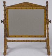 Painted Victorian Shaving Mirr