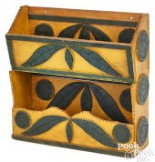 PAINTED WALLBOX, CA. 1900Paint