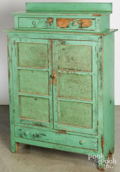 PAINTED WALNUT PIE SAFE<br>Unu