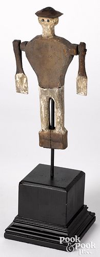PAINTED WHIRLIGIG, EARLY 20TH
