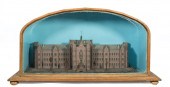 PAINTED WOOD ARCHITECT'S MODEL
