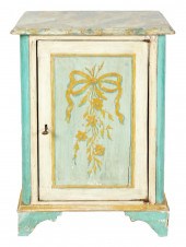 PAINTED WOOD CABINET20th centu