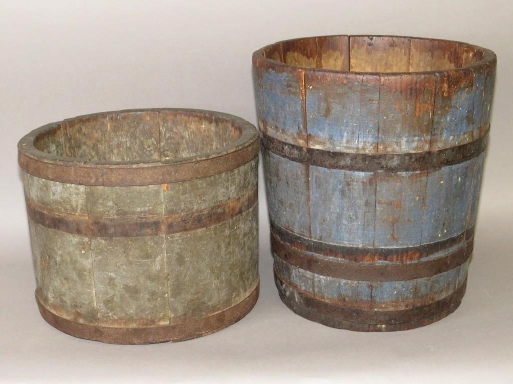 PAINTED WOOD PRIMITIVE GRAIN