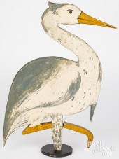 PAINTED WOOD STORK OR HERON, M