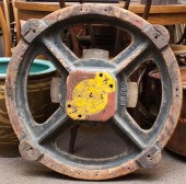 Painted wood wheel mold Estima