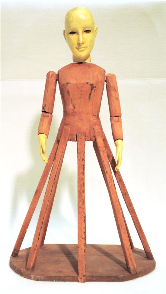 Painted wooden ''dress up''