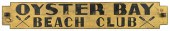 PAINTED WOODEN SIGN “OYSTER BA