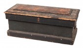PAINTED WOODEN TOOL CHEST 19TH