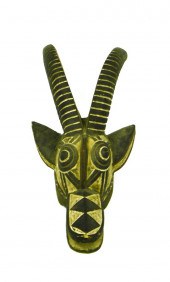 Painted wooden tribal Nuna sty