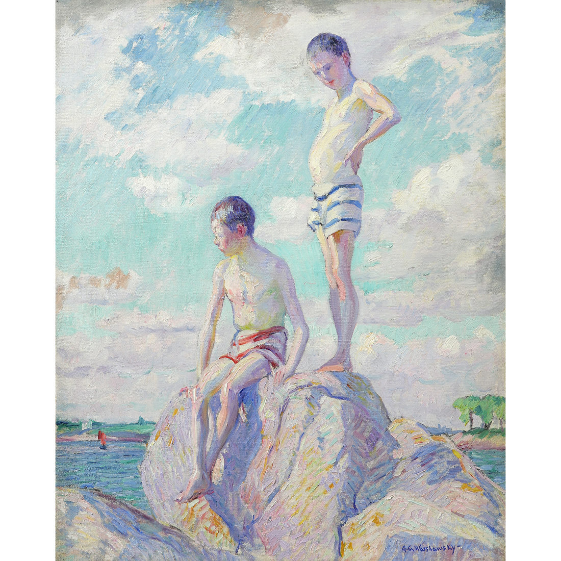 PAINTING, ABEL WARSHAVSKY Abel