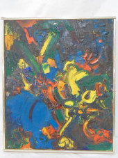 PAINTING, ABSTRACT, BY GERALD