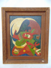 PAINTING, ABSTRACT COMPOSITION