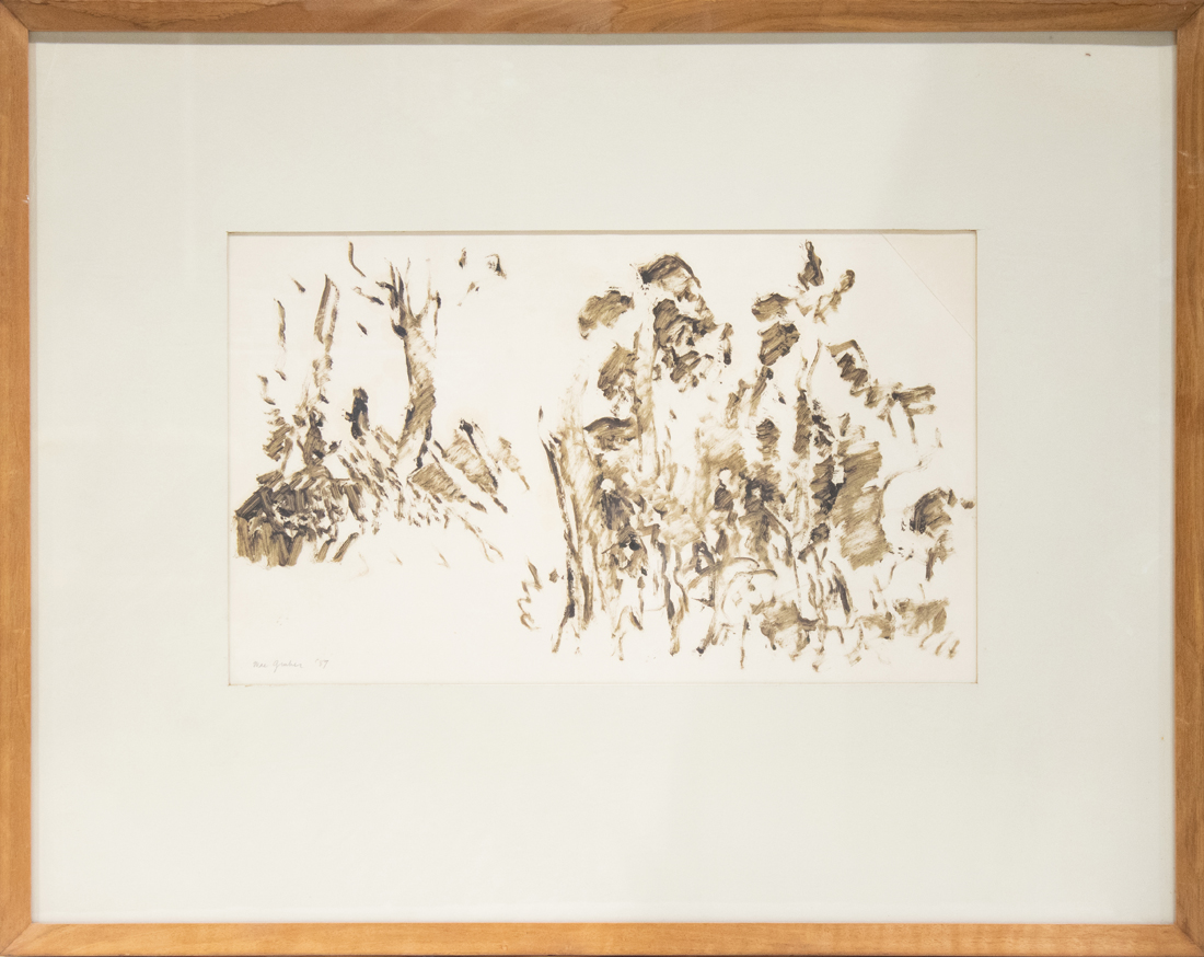 PAINTING, ABSTRACT FOREST