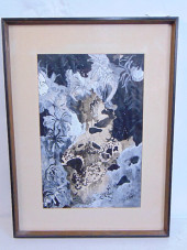 PAINTING, ABSTRACT SCENE, SIGN