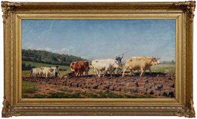 Painting after Bonheur, Labourage