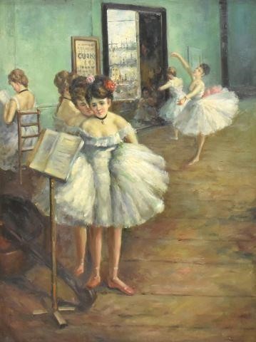 PAINTING AFTER EDGAR DEGAS, 'THE