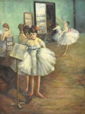 PAINTING AFTER EDGAR DEGAS, 'T