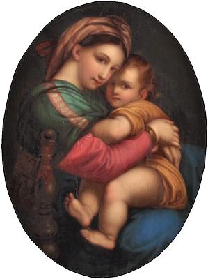 Painting After Raphael's Madonna of
