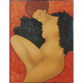 PAINTING, ALAIN BONNEFOIT Alai