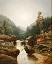 PAINTING, ALBERT BIERSTADT Alb