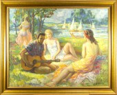 PAINTING, ALBERT GENTA Albert