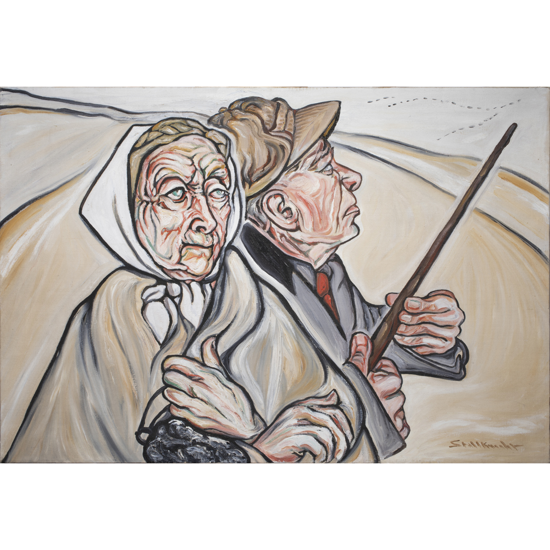 PAINTING, ALICE STALLKNECHT Alice