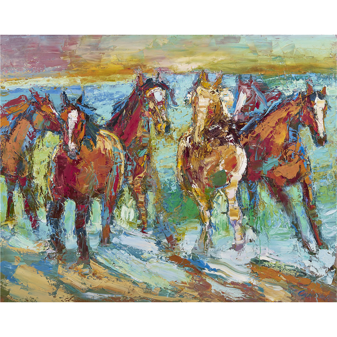 PAINTING, AMERICAN SCHOOL Cyndra