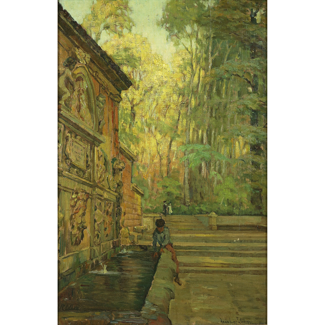 PAINTING, ANNA LEE STACEY Anna