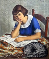 PAINTING, ANNATOL SHULKIN Anna