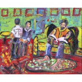 PAINTING, ANNE DAL POZZO Anne