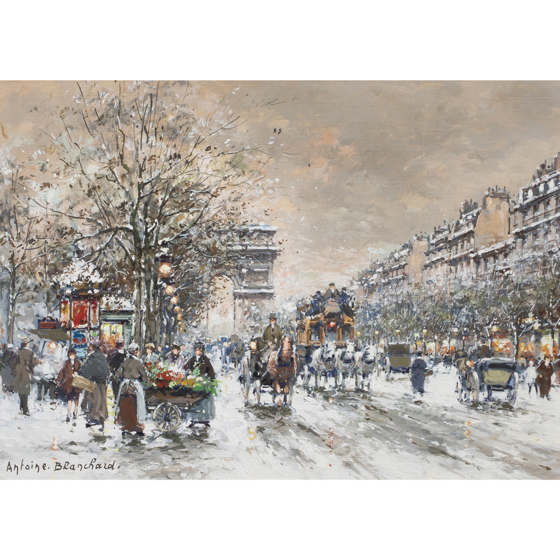 PAINTING, ANTOINE BLANCHARD Antoine