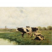 PAINTING, ANTON MAUVE Anton Ma