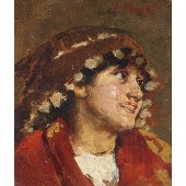 PAINTING, ANTONIO MANCINI Anto