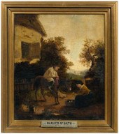 Painting attributed to Barker