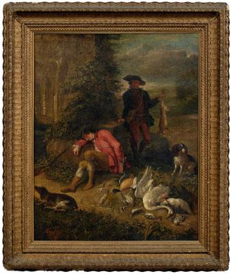 Painting attributed to De Gryeff,