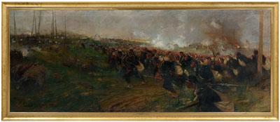 Painting attributed to Detaille,