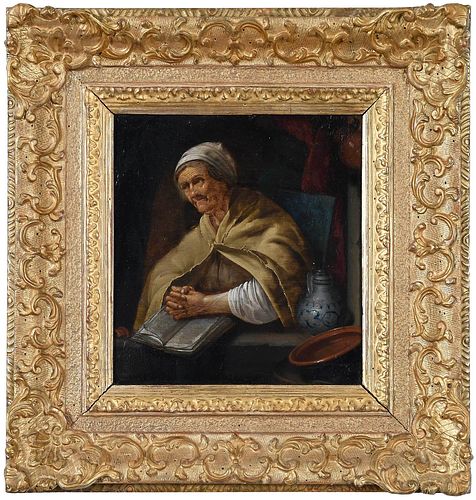 PAINTING ATTRIBUTED TO JACOB