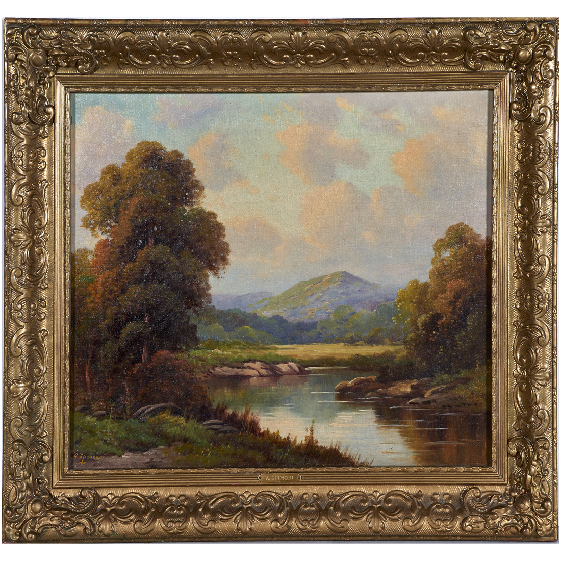 PAINTING, AUGUSTUS SPENCER Augustus