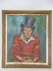 PAINTING, "BACKSTAGE BROADWAY,
