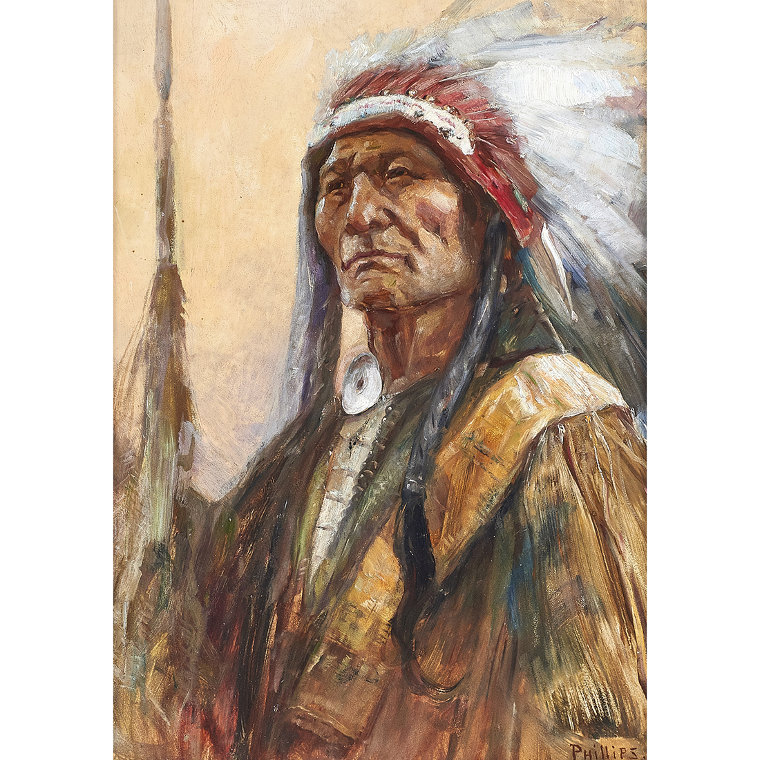 PAINTING, BERT GEER PHILLIPS Bert