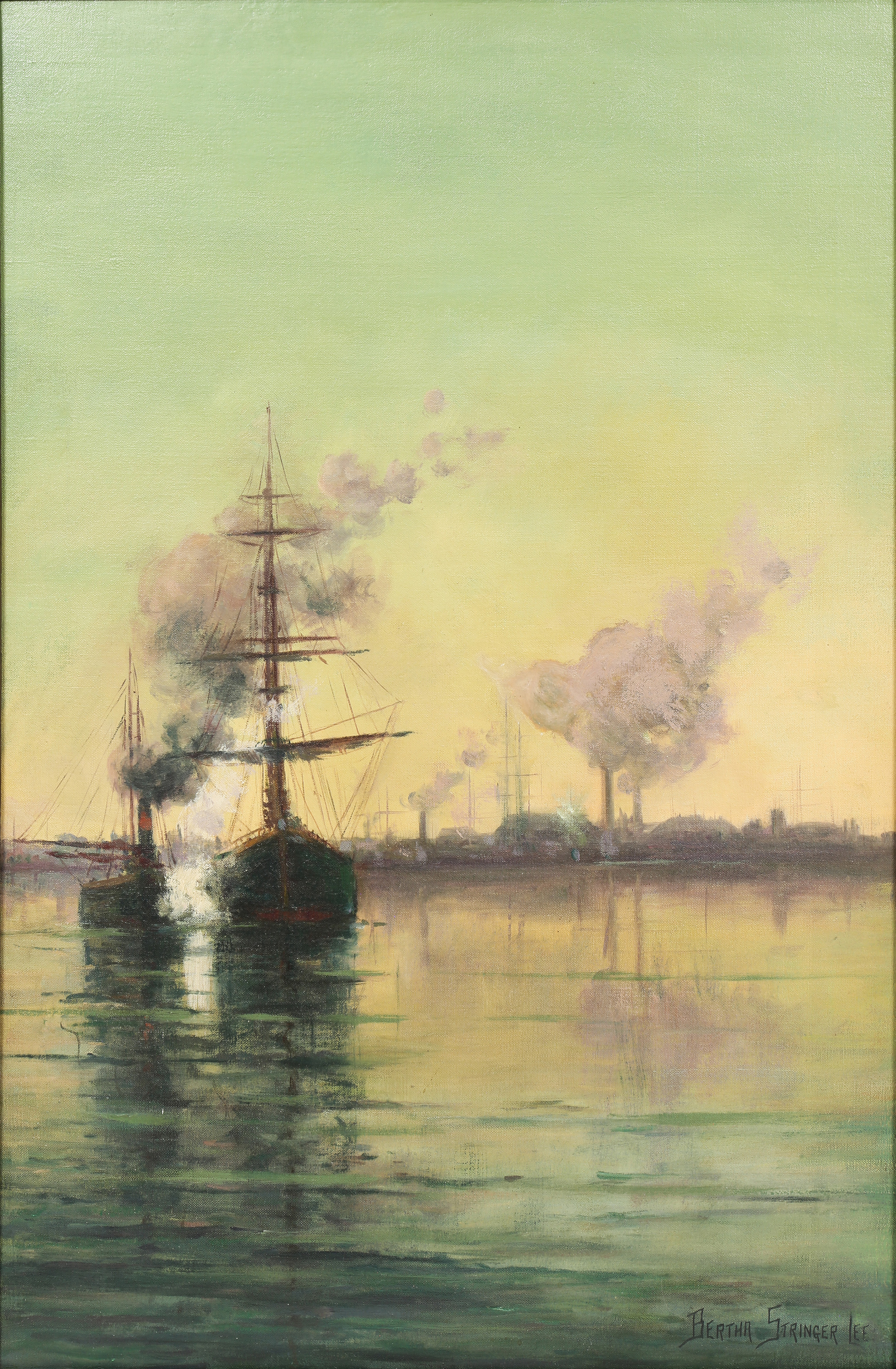 PAINTING, BERTHA STRINGER LEE