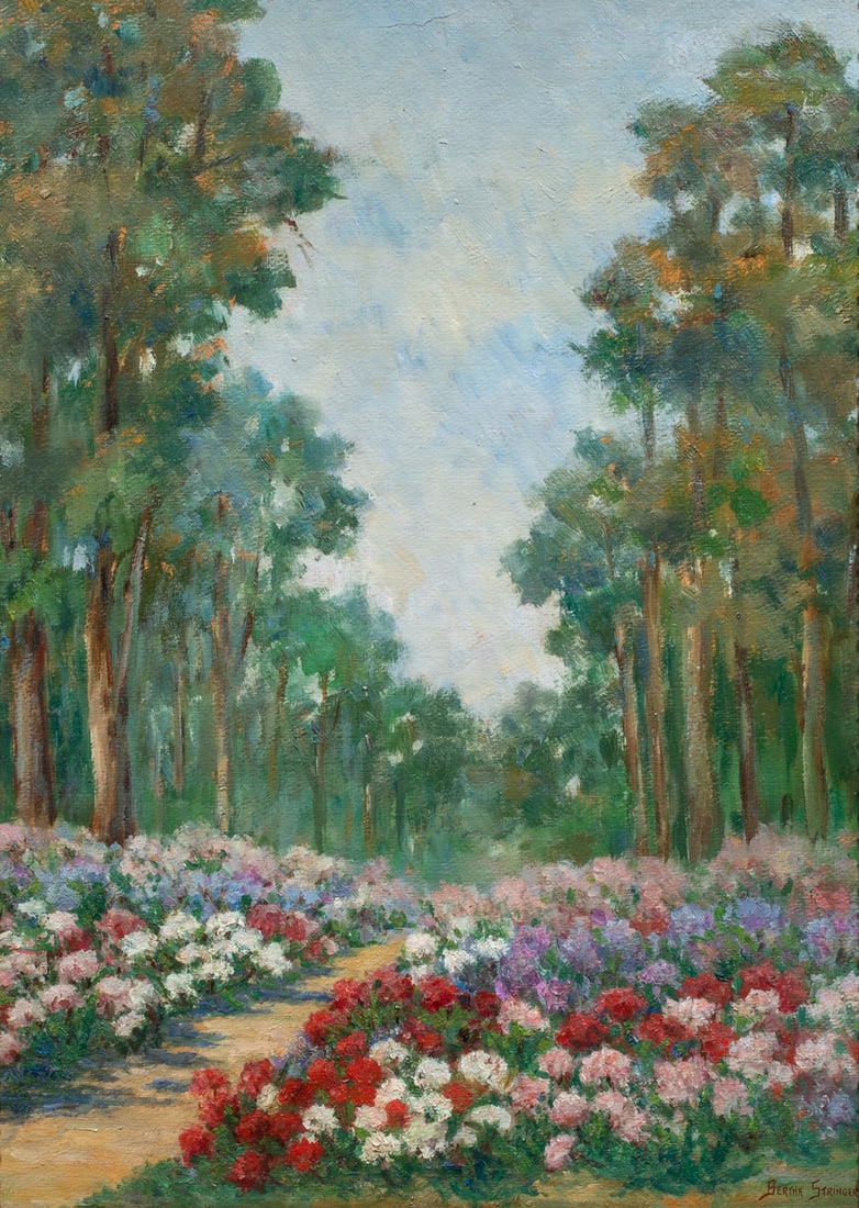 PAINTING, BERTHA STRINGER LEEBertha