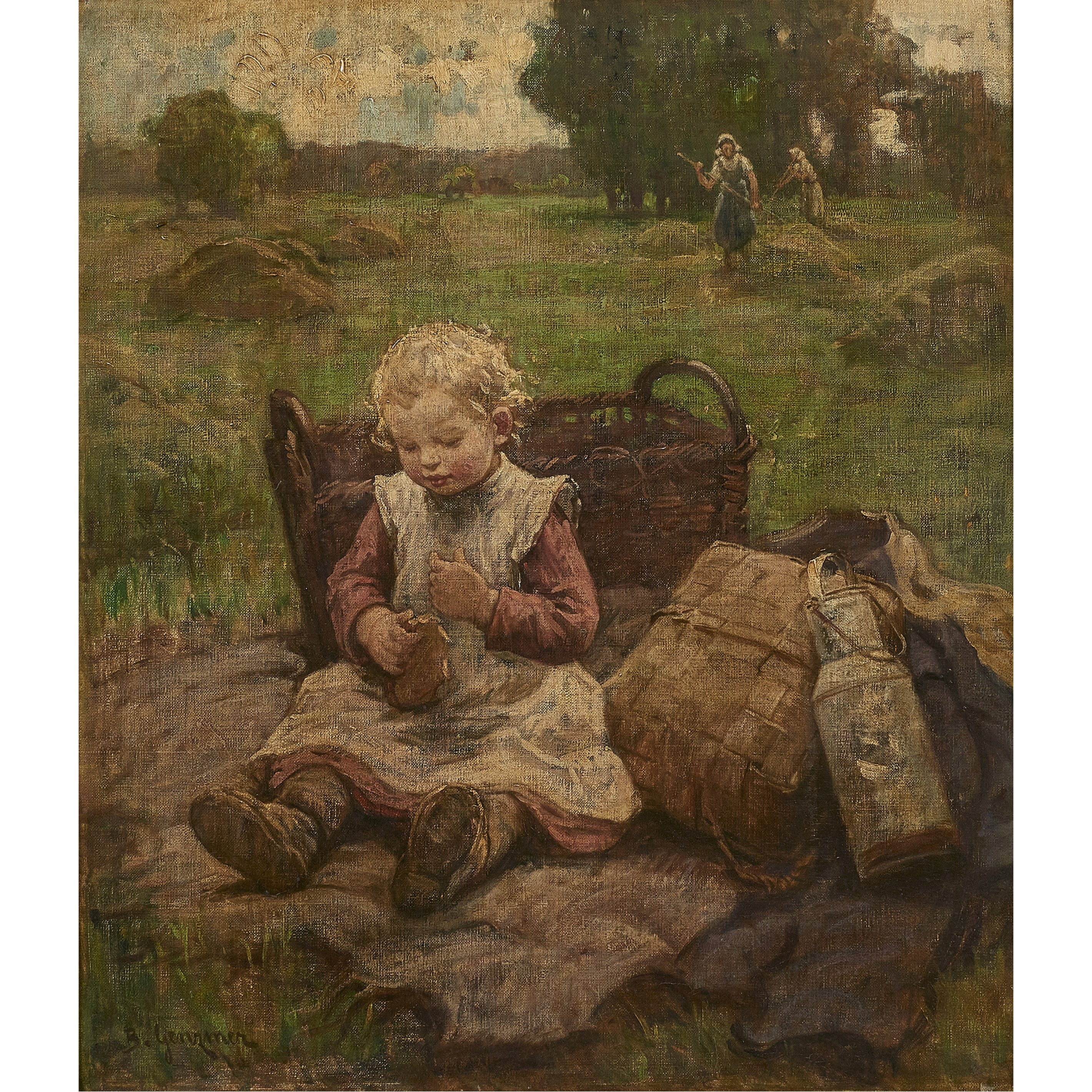 PAINTING, BERTHOLD GENZMER Berthold