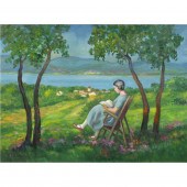 PAINTING, BLANCHE AUGUSTINE CA