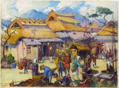 PAINTING, CARL W. BRANDIEN Car
