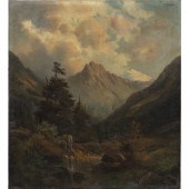 PAINTING, CESARE MAGGI Cesare