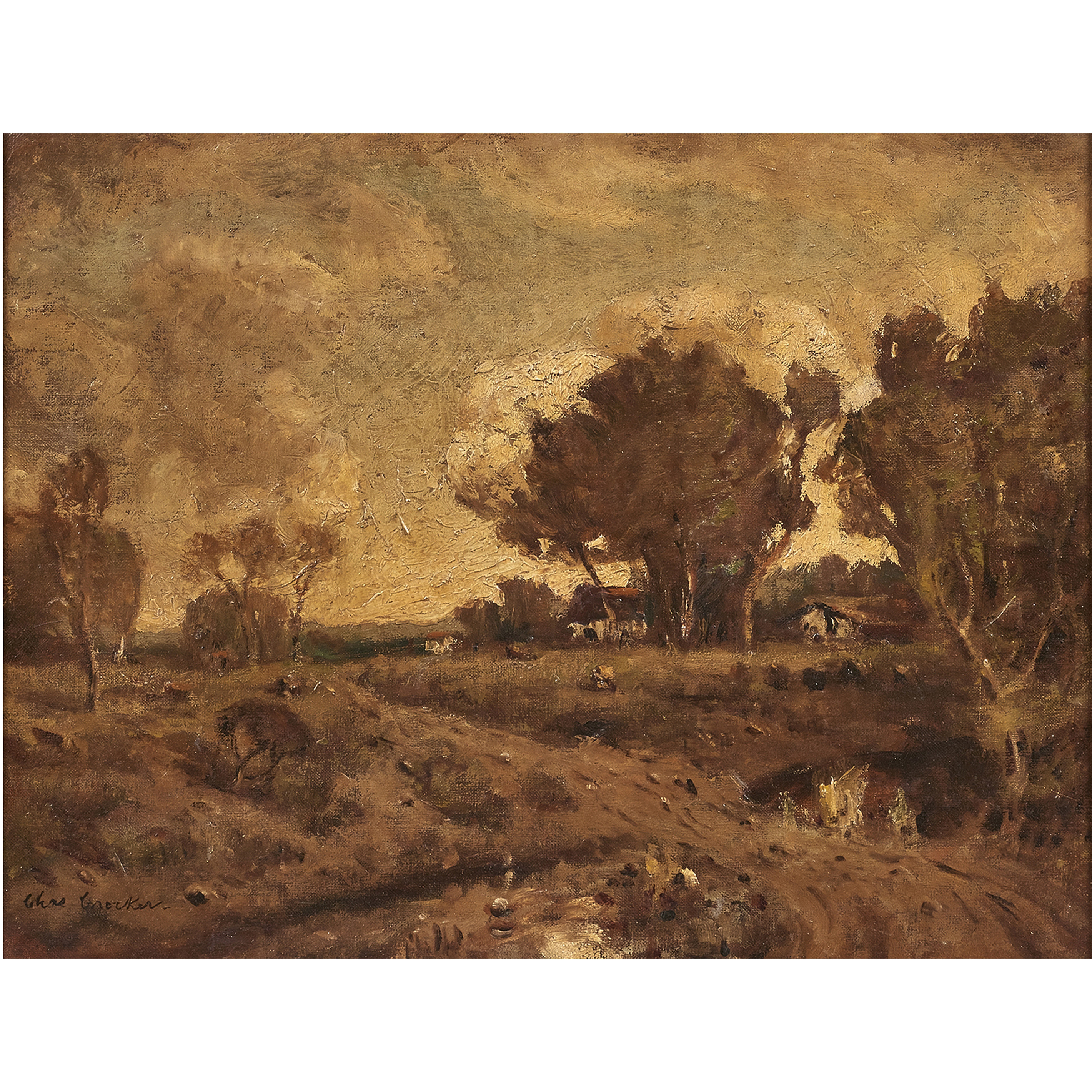 PAINTING, CHARLES CROCKER Charles