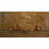 PAINTING, CHARLES DORMON ROBIN